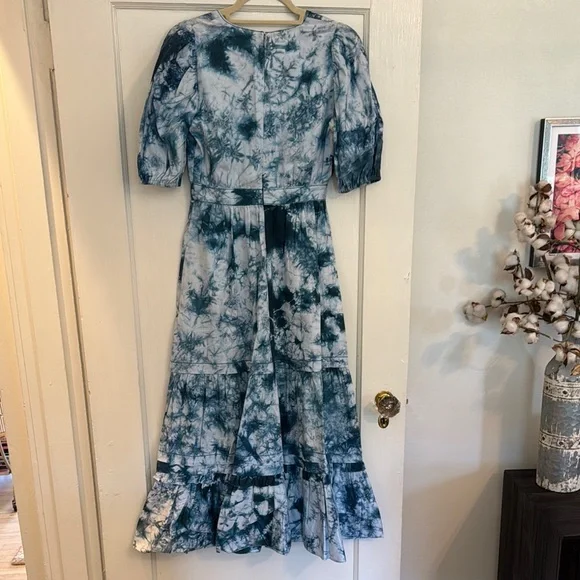 Sachin & Babi - size 0 - Elegant Tie-Dye Maxi Dress - Picture 3 of 4